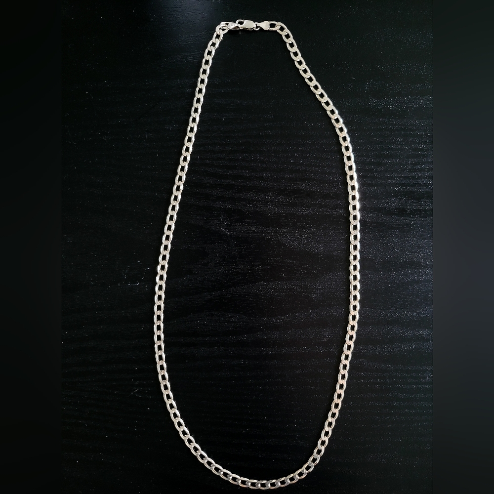 925 sterling silver curb chain